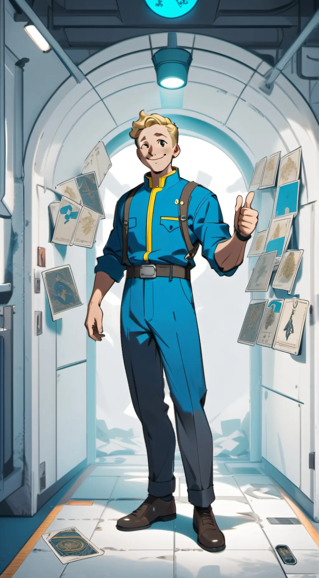 ai character: Vault-Boy background