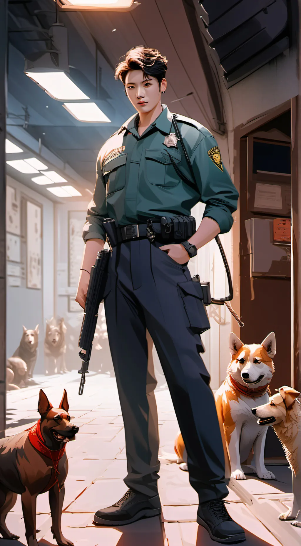 ai character: Animal control  background