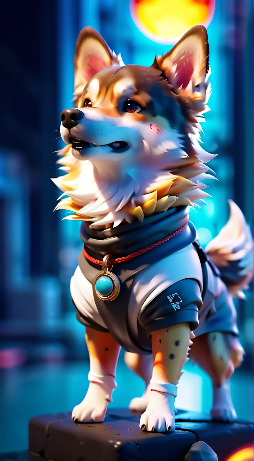 ai character: Dogday  background