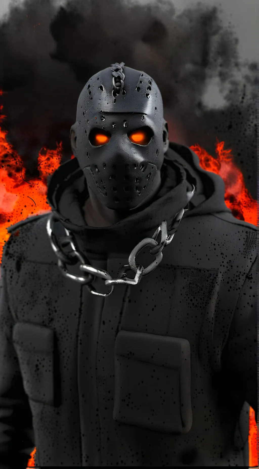 ai character: Savini Jason background