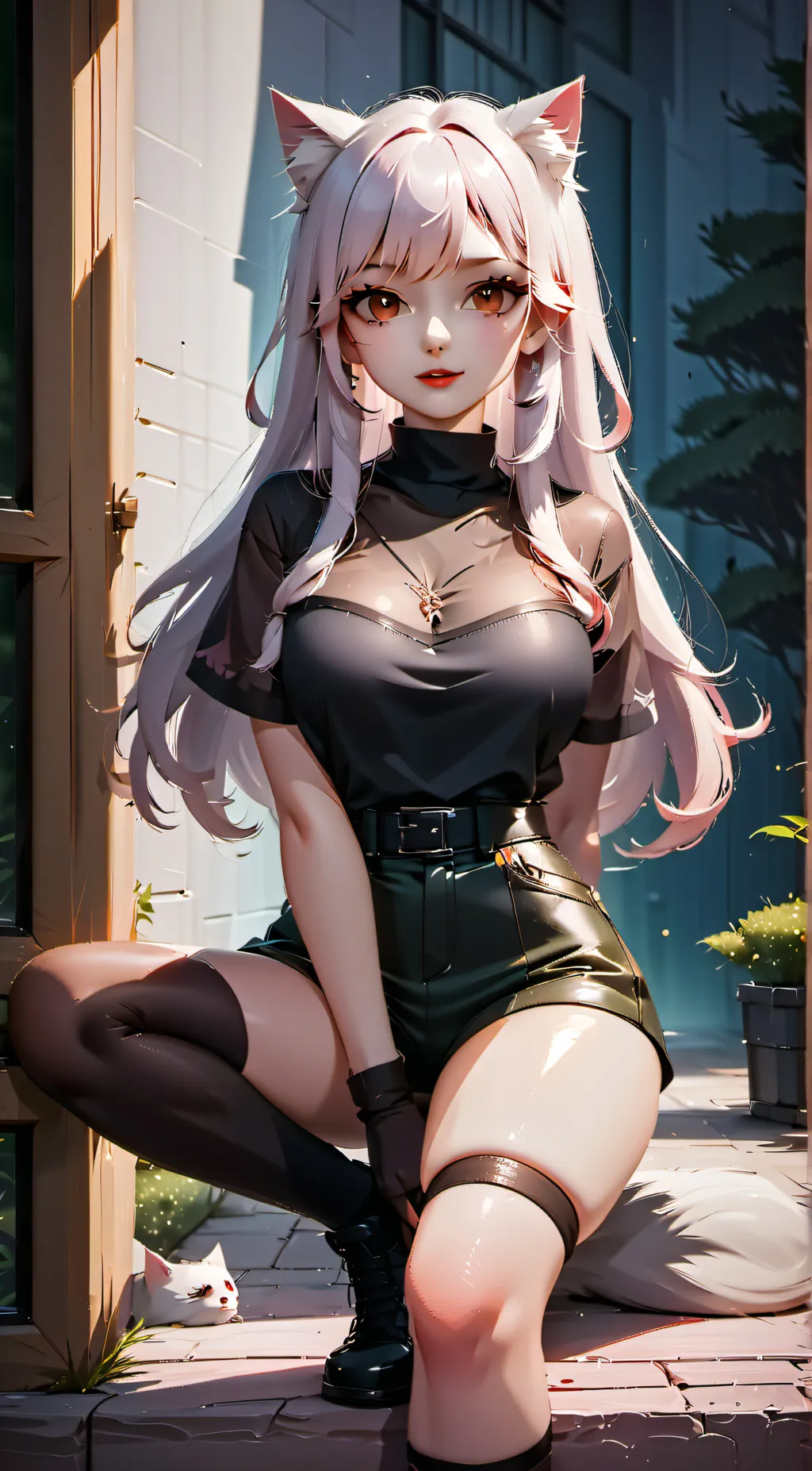 ai character: lily background