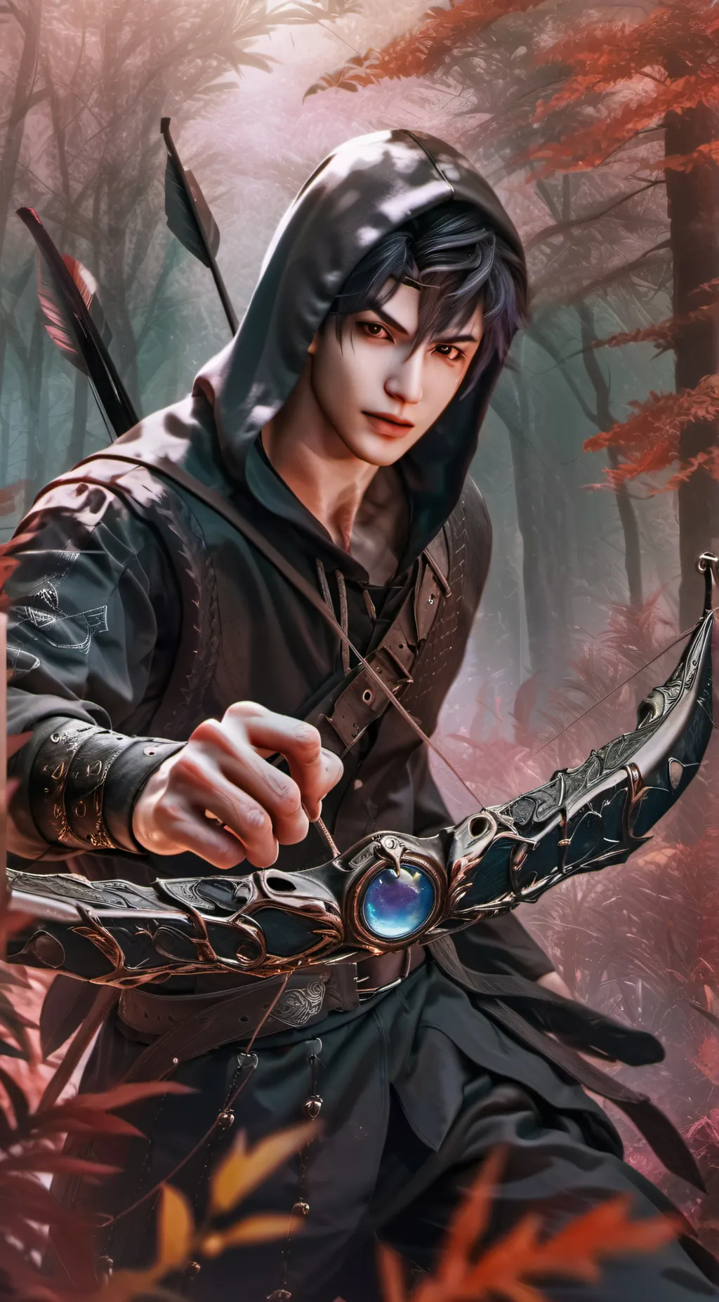 ai character: Arrow background