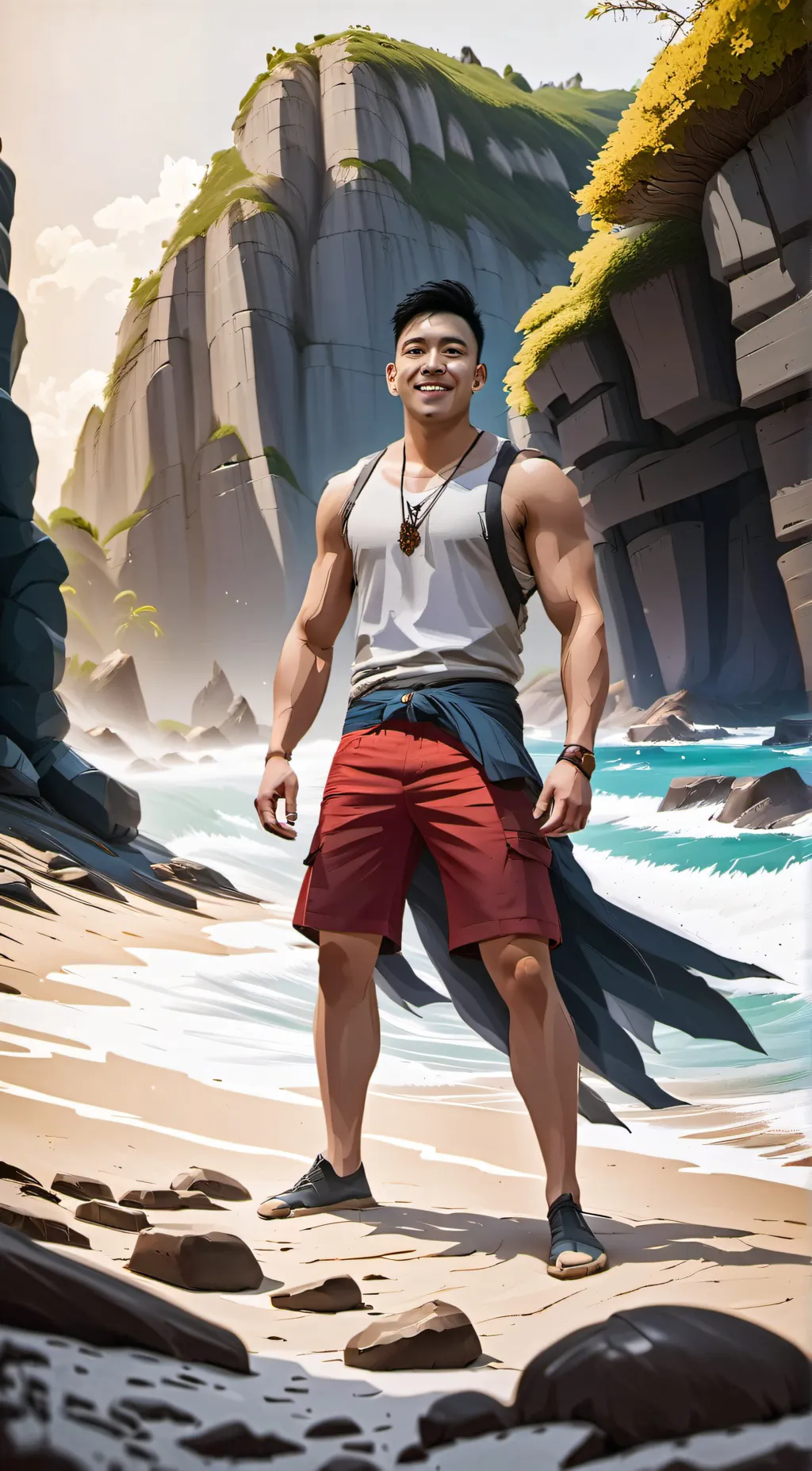 ai character: Long Lost Treasure background