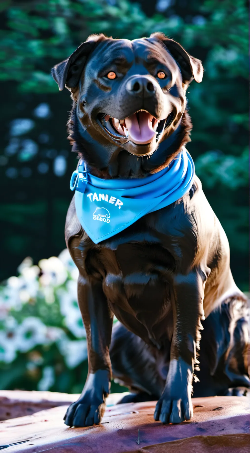 ai character: Tanner(My dog) background