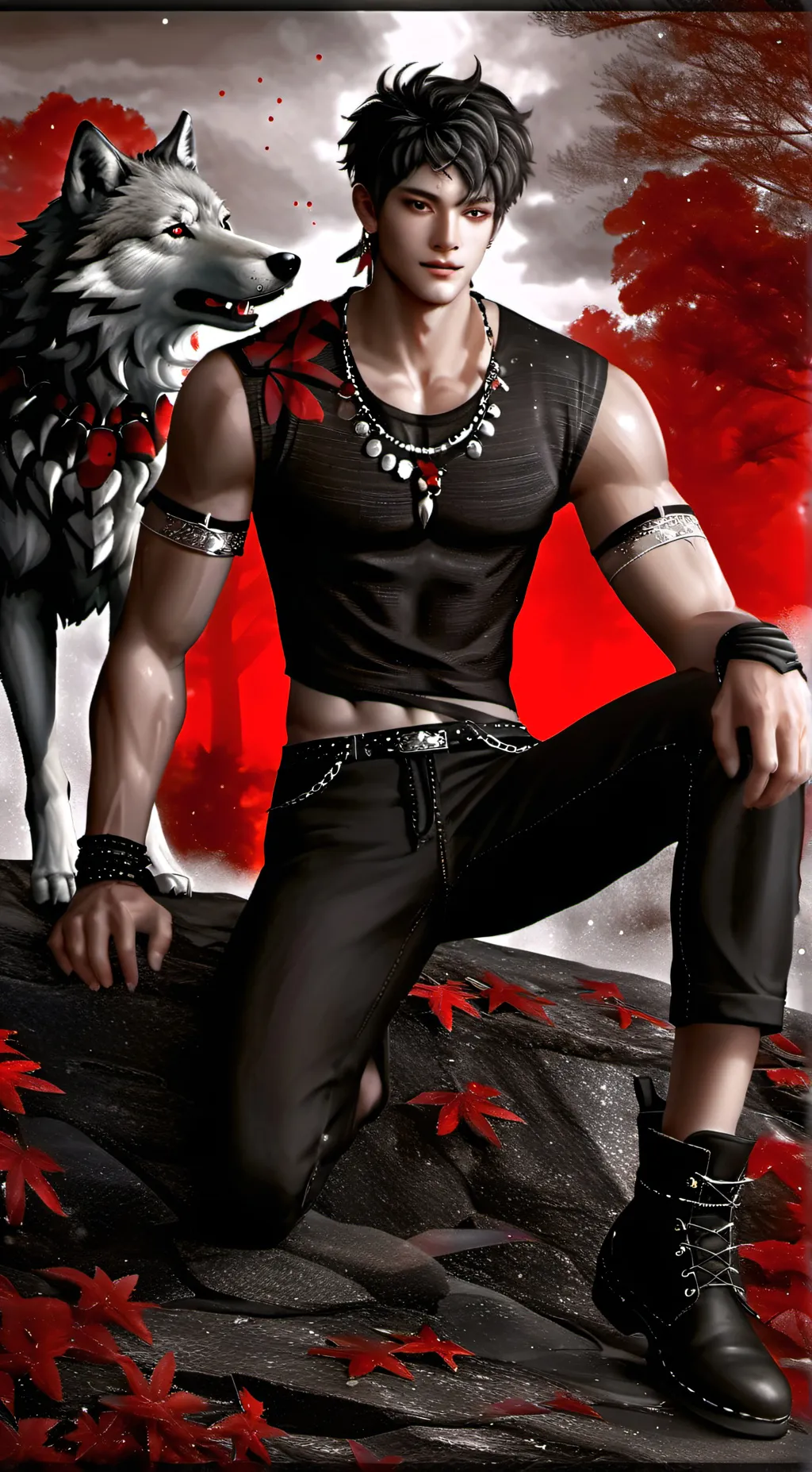 ai character: rocky background