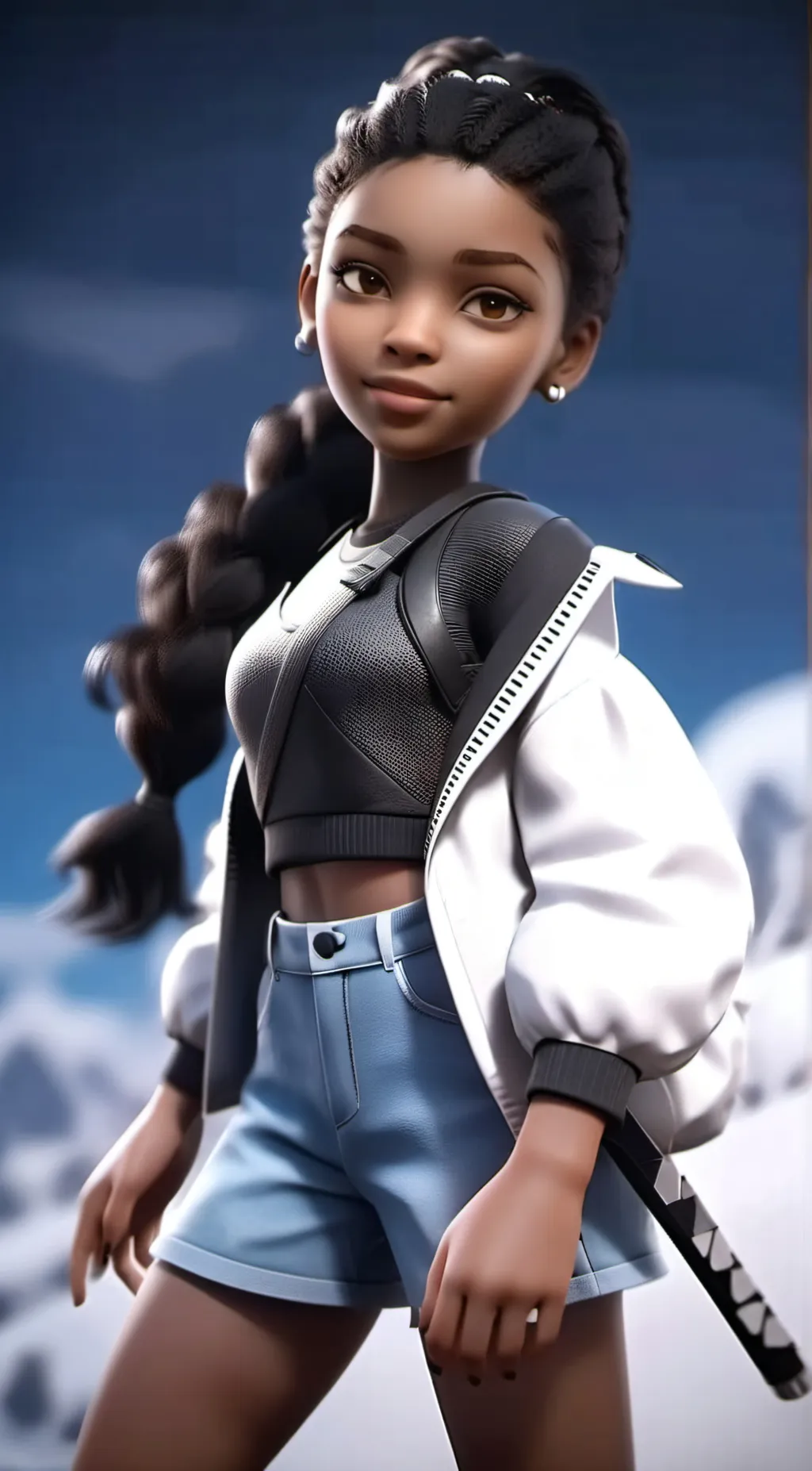 ai character: Erica  background