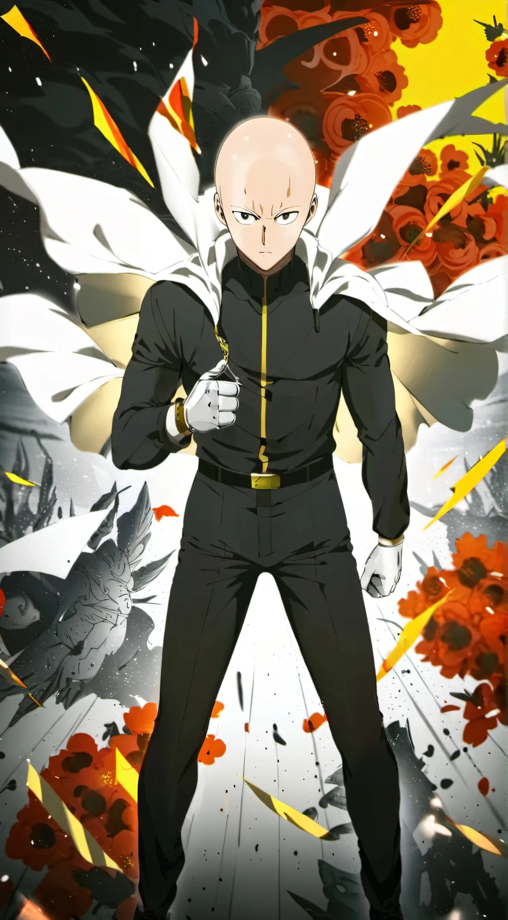 ai character: saitama (upgraded) background