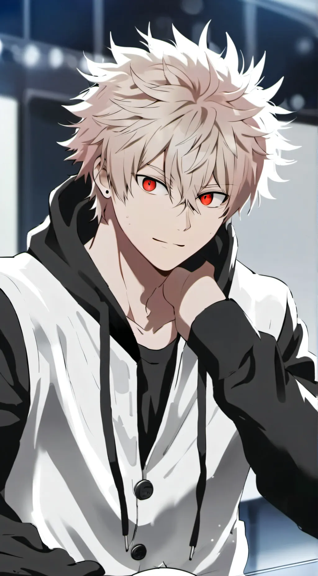 ai character: Bakugo  background
