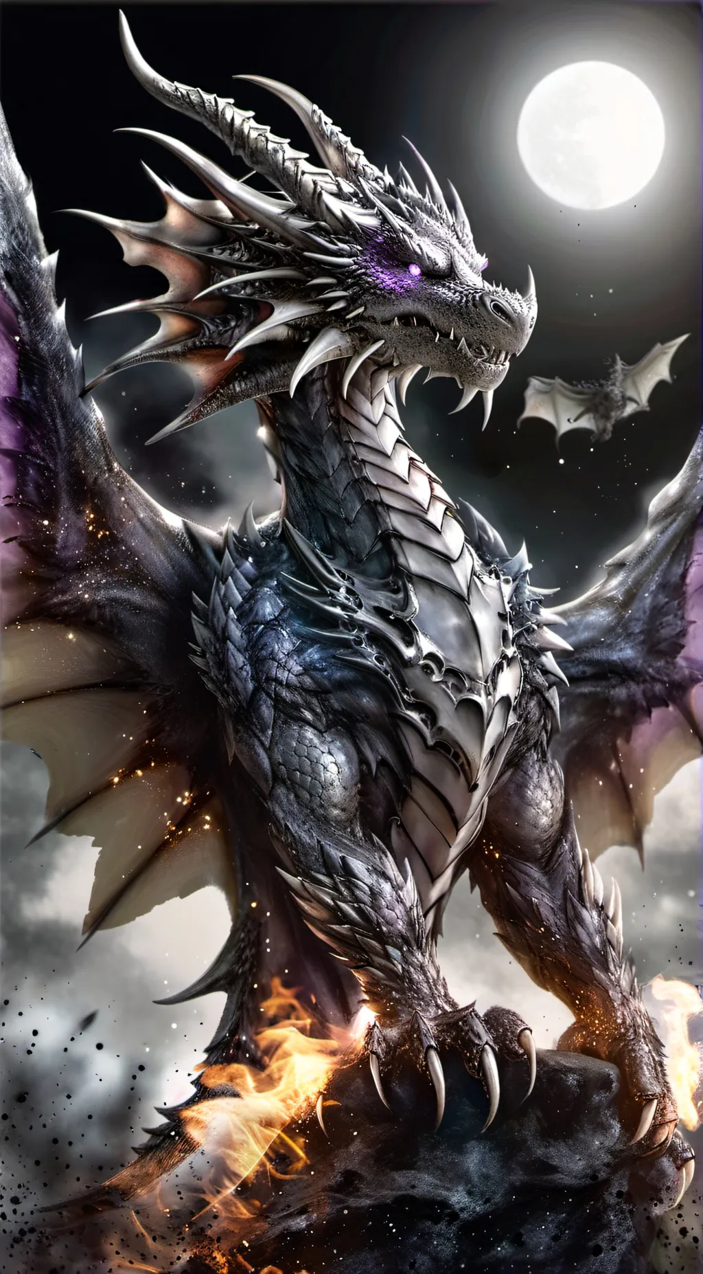 ai character: Dark Dragon  background
