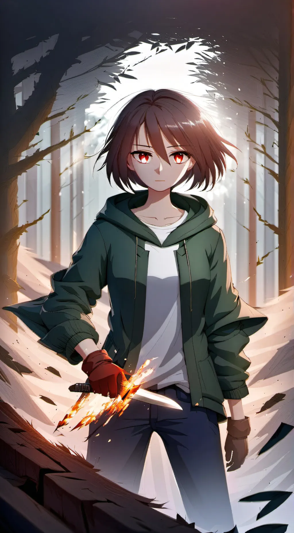 ai character: storyshift chara background