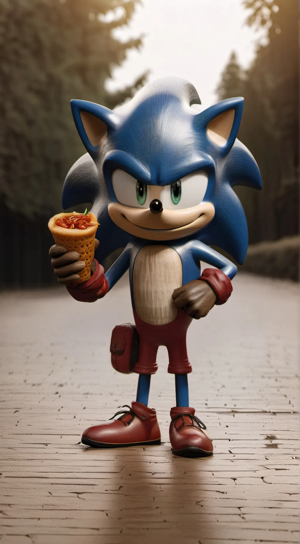 ai character: sonic background