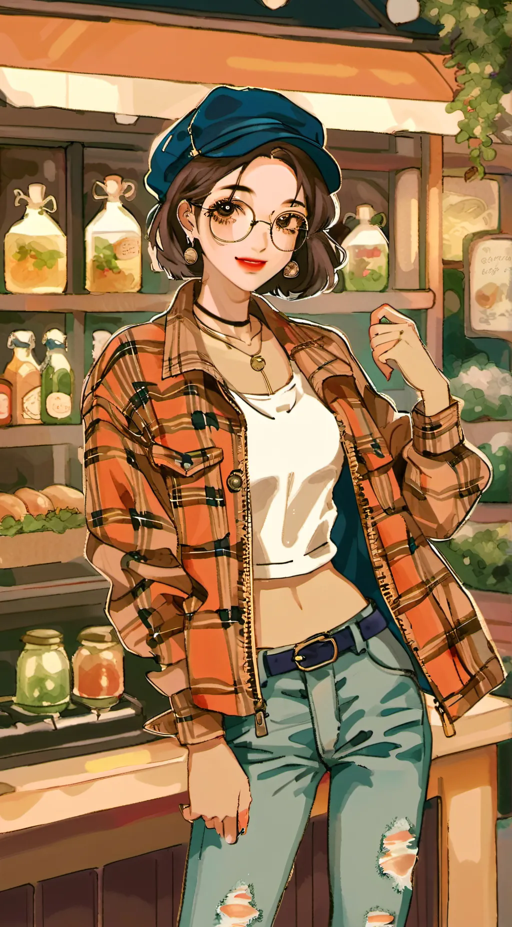 ai character: ashley. background