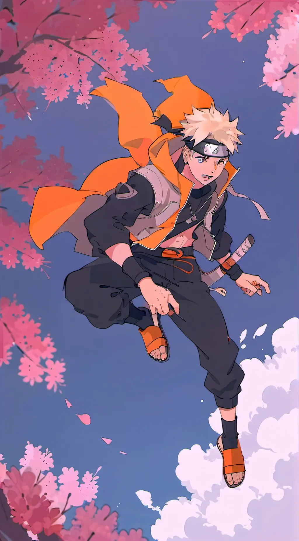 ai character: Naruto uzumaki background