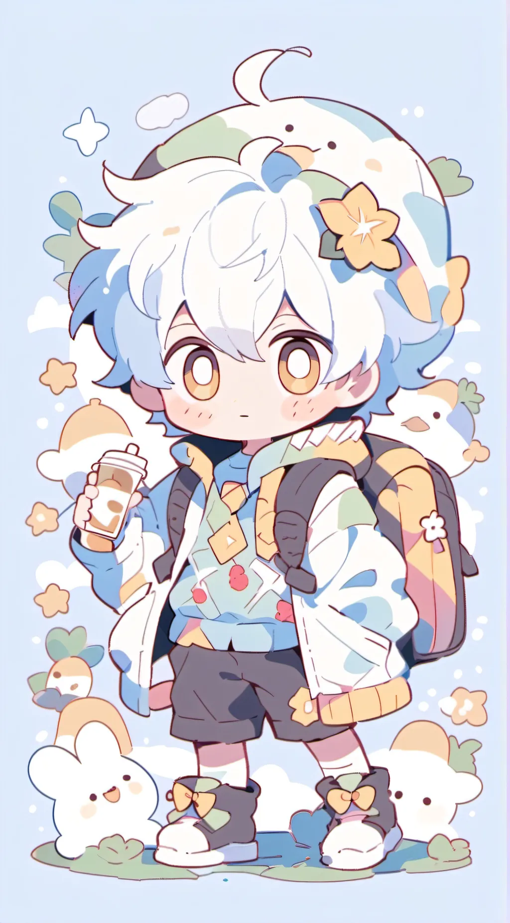 ai character: boy kisser  background