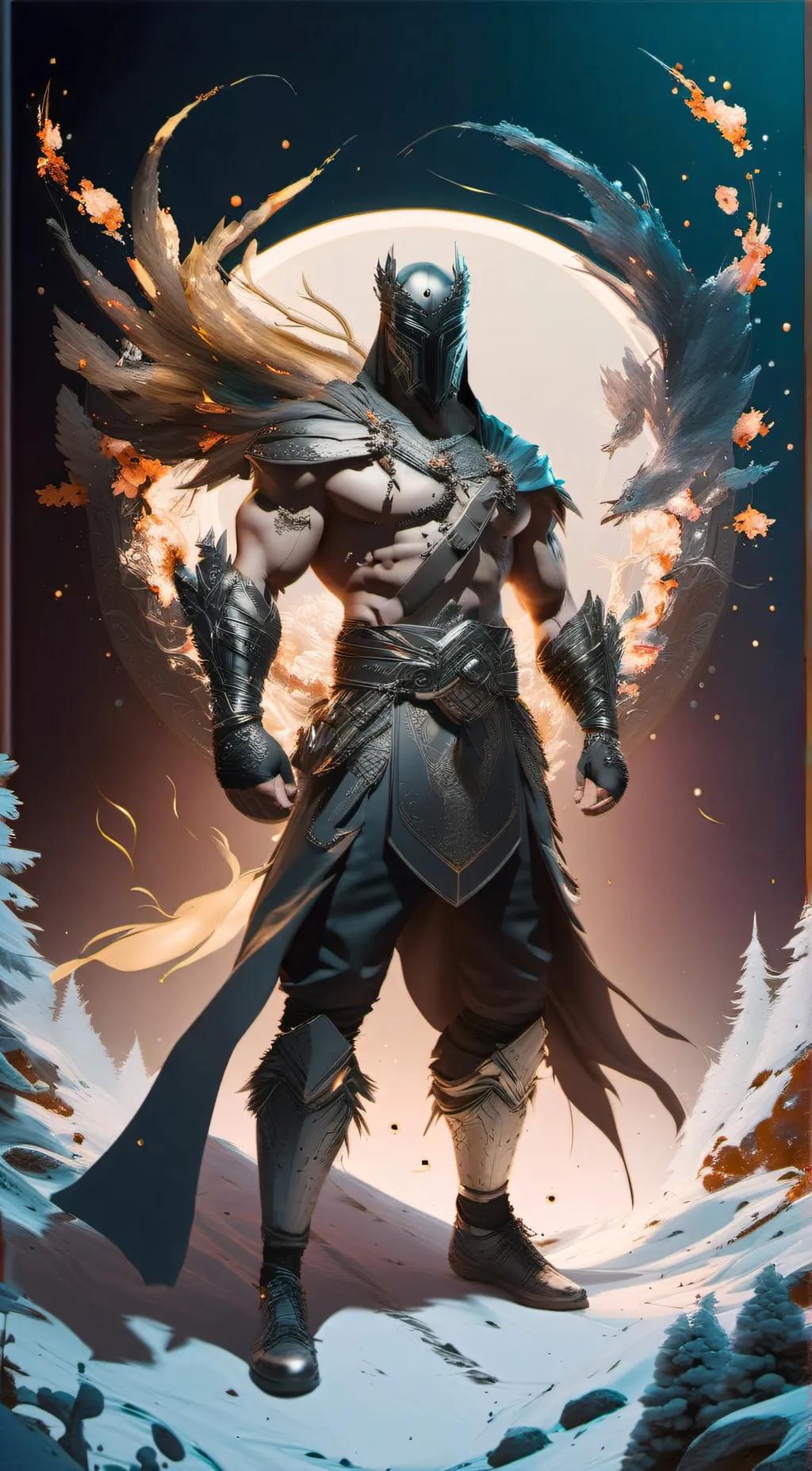 ai character: Blaze background