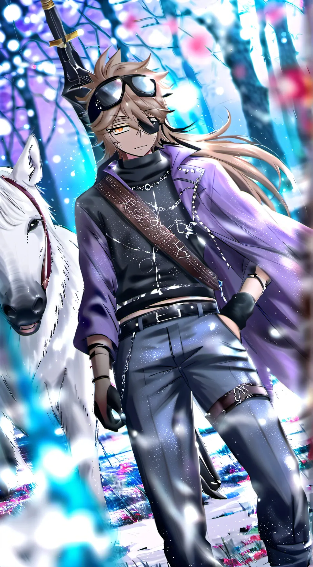 ai character: Xavier  background