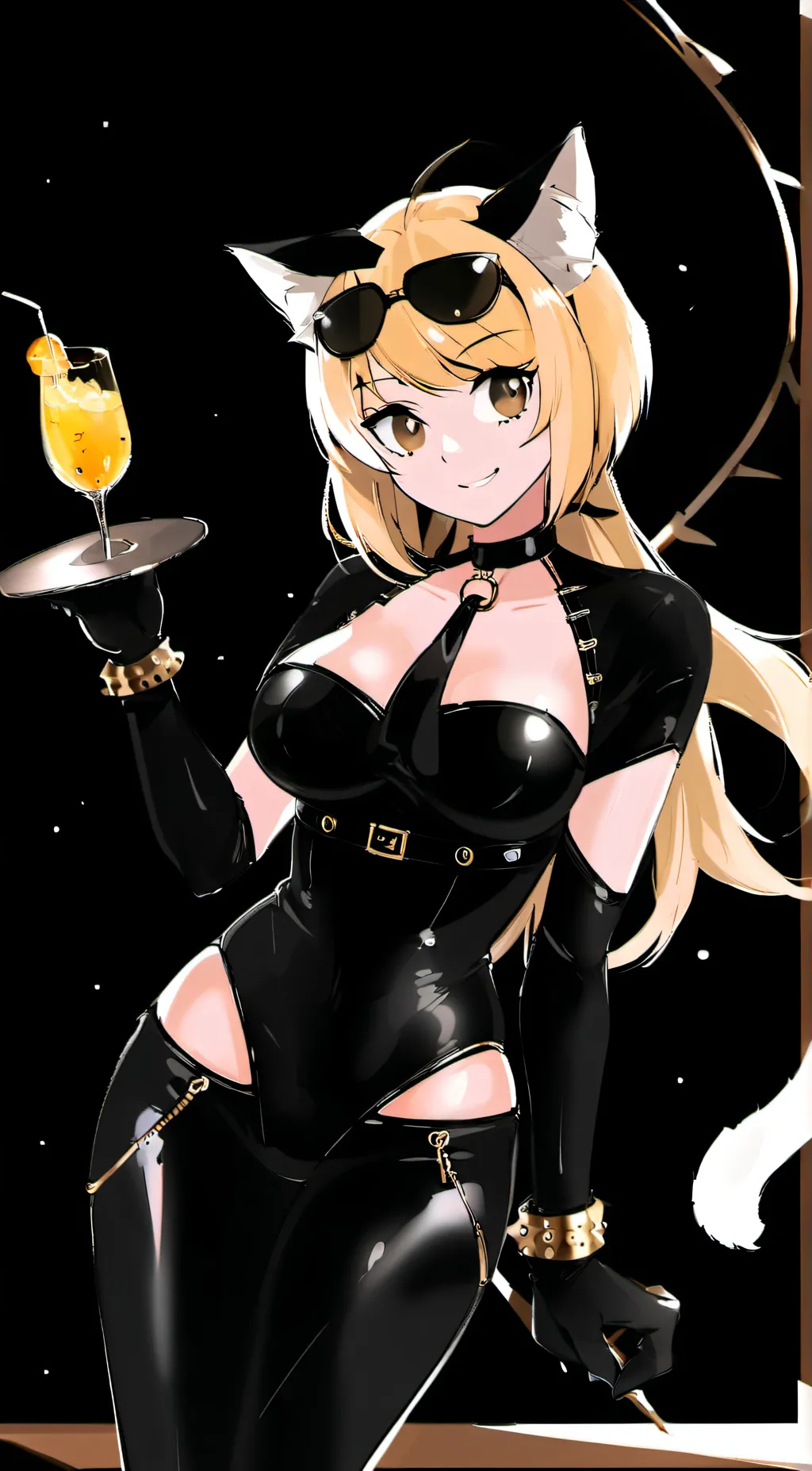 ai character: Lola cat background