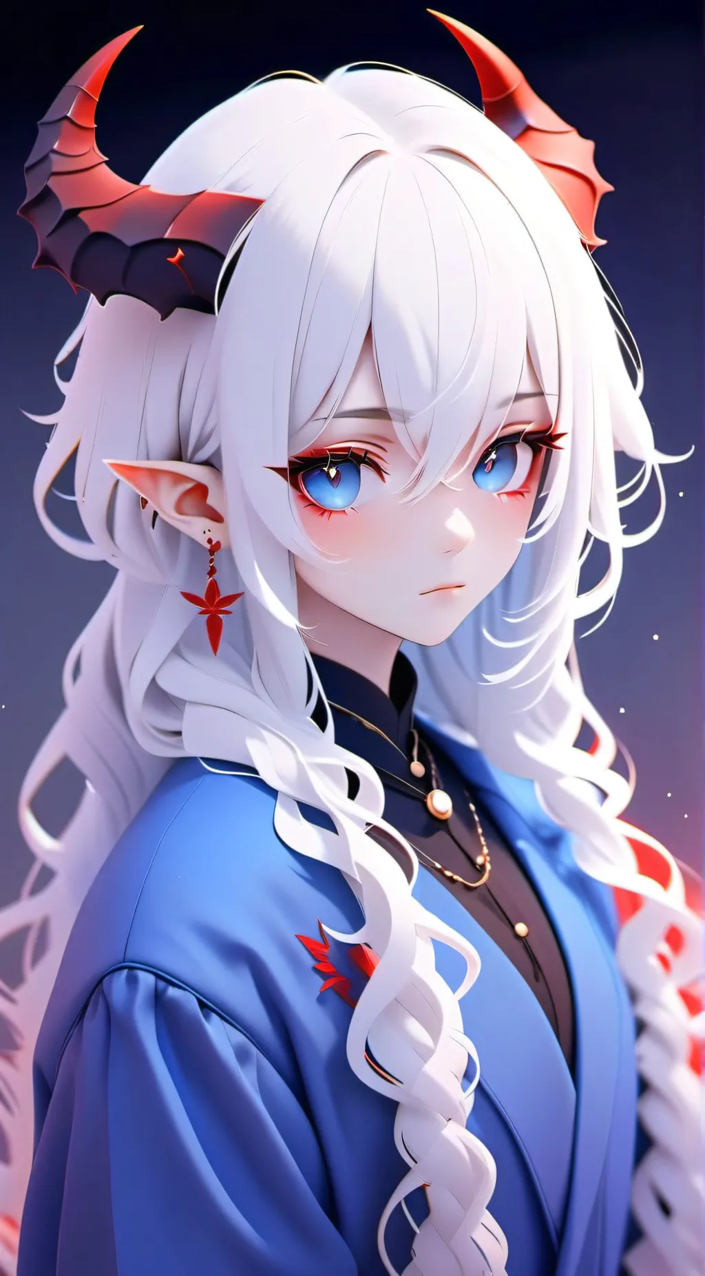ai character: Lilith(demon girl) background