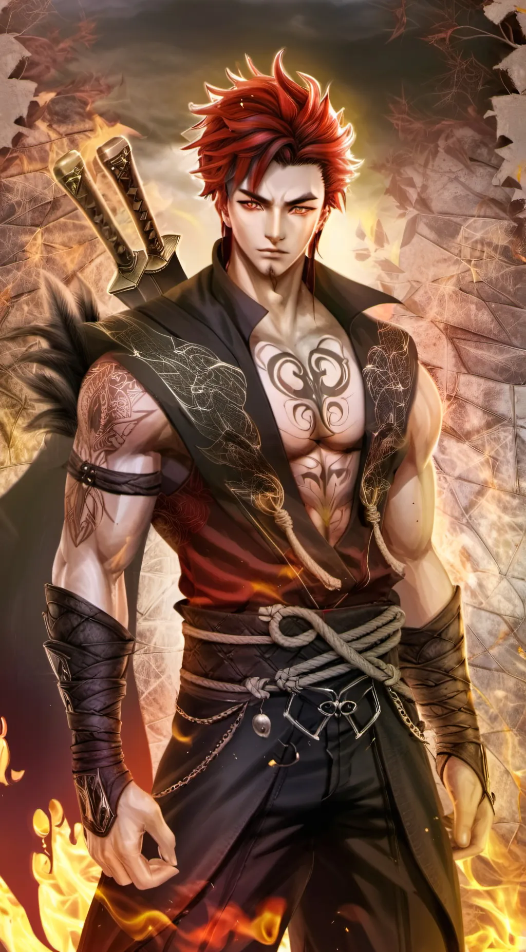 ai character: adult kai (ninjago background
