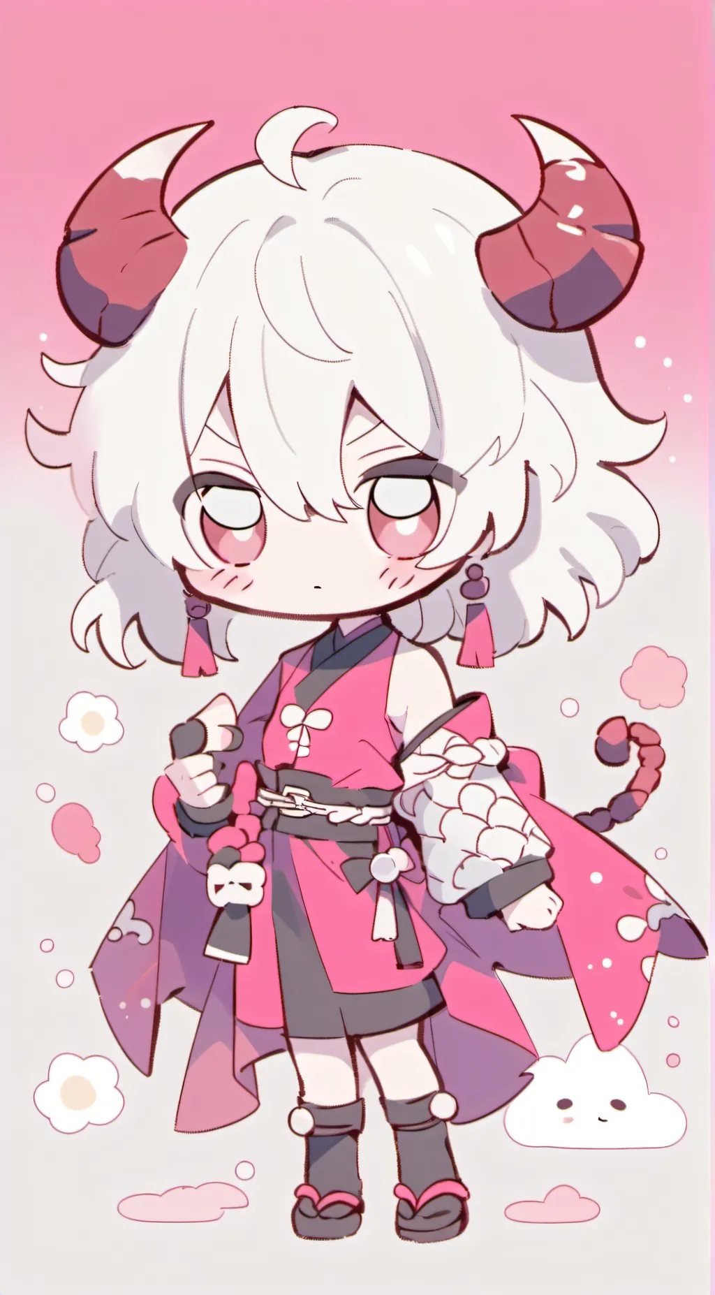 ai character: Zoysia  background