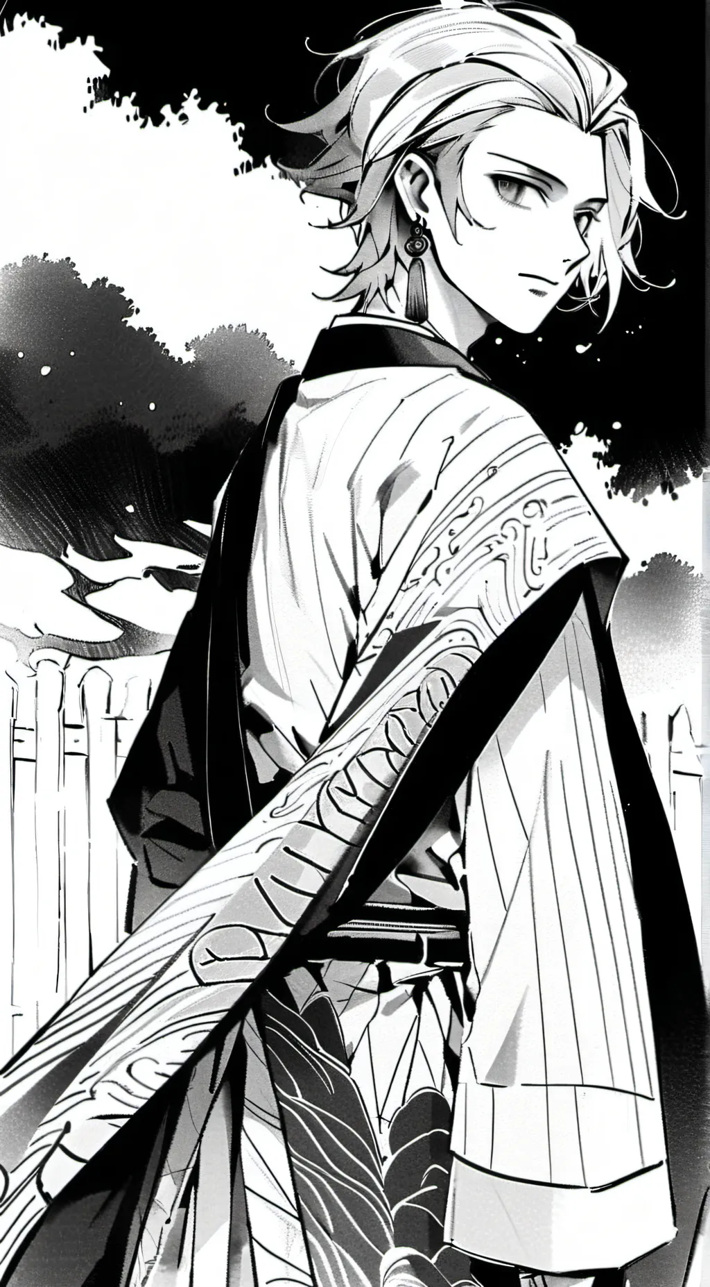 ai character: Mha at your house  background