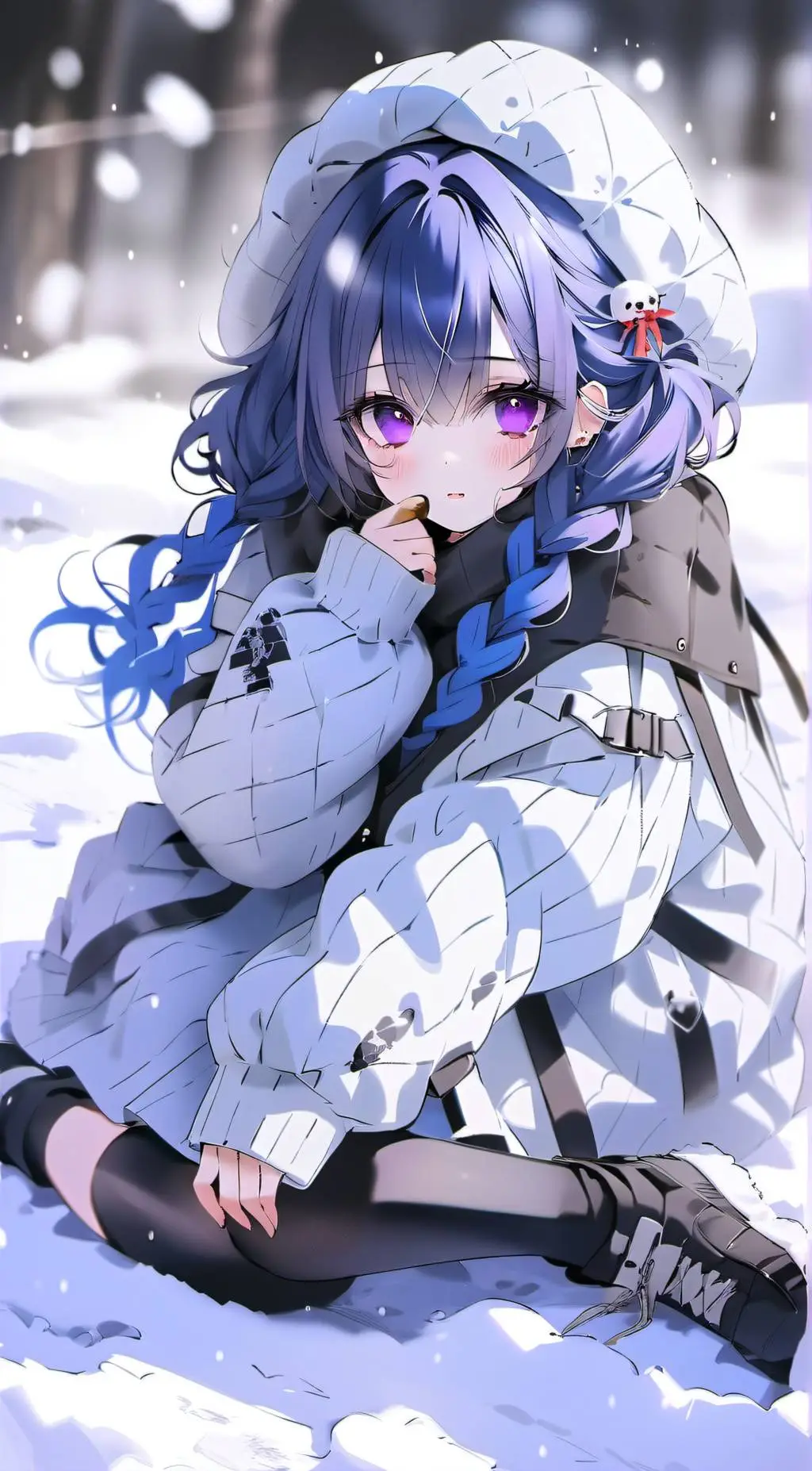 ai character: Azurine background
