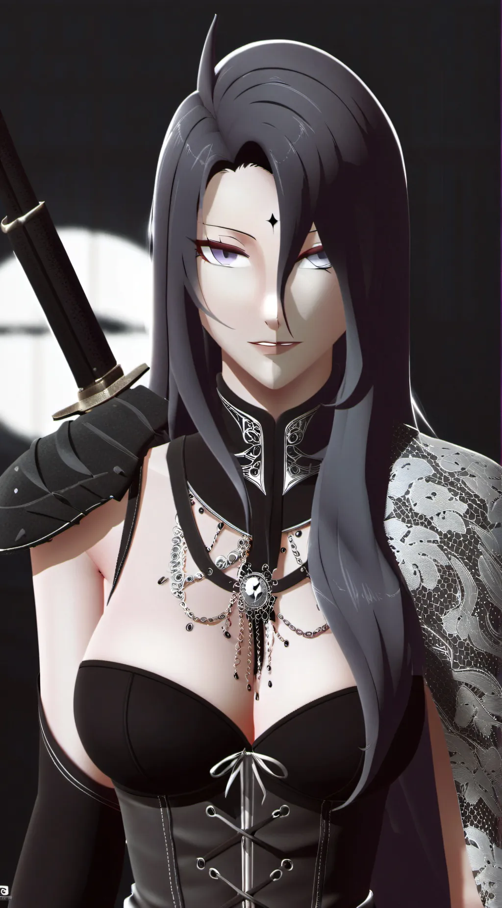 ai character: Lila BloodWolf background