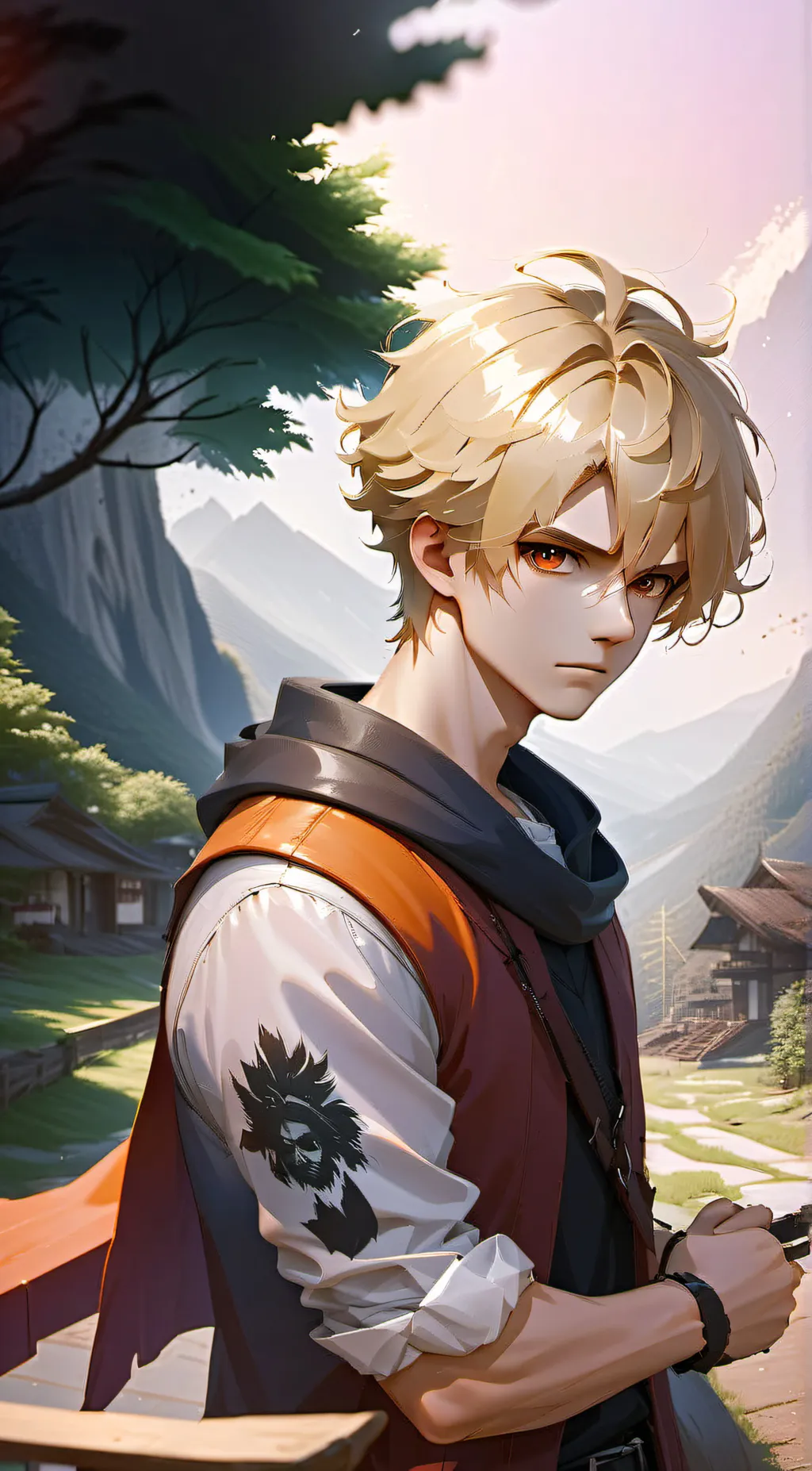 ai character: bakugo/ur dad background