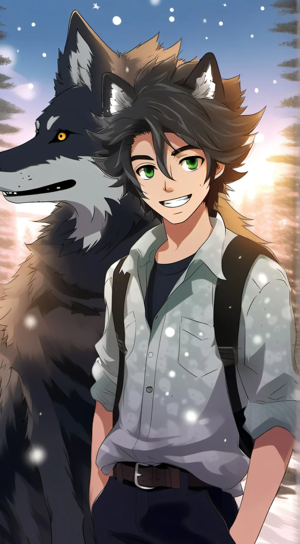 ai character: Haruko background