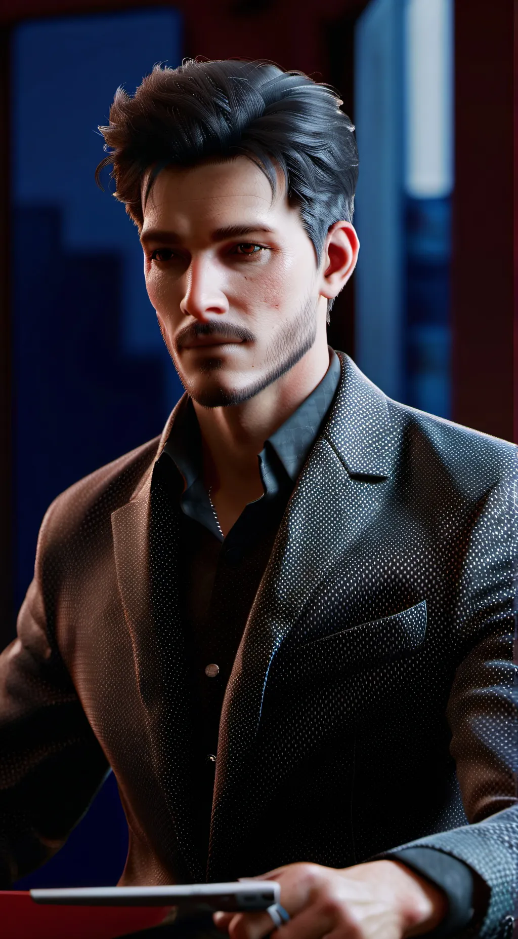 ai character: Johnny lives  background