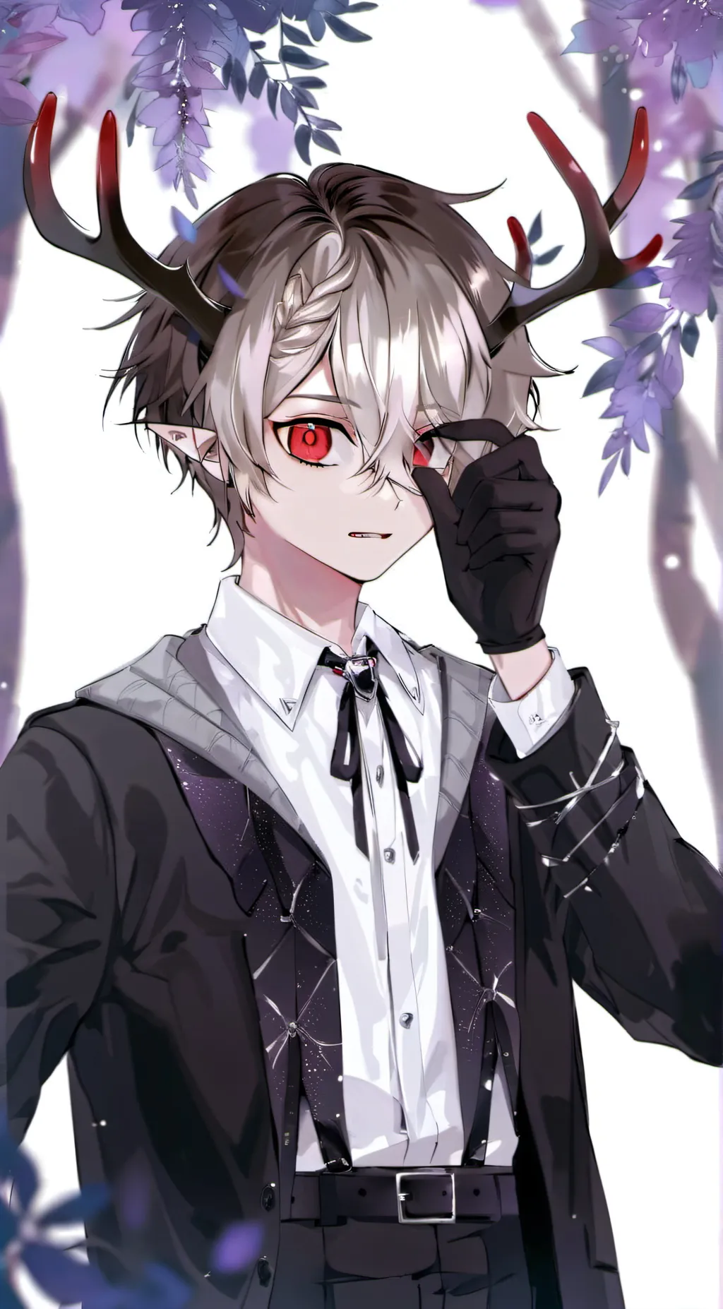 ai character: Radioapple background
