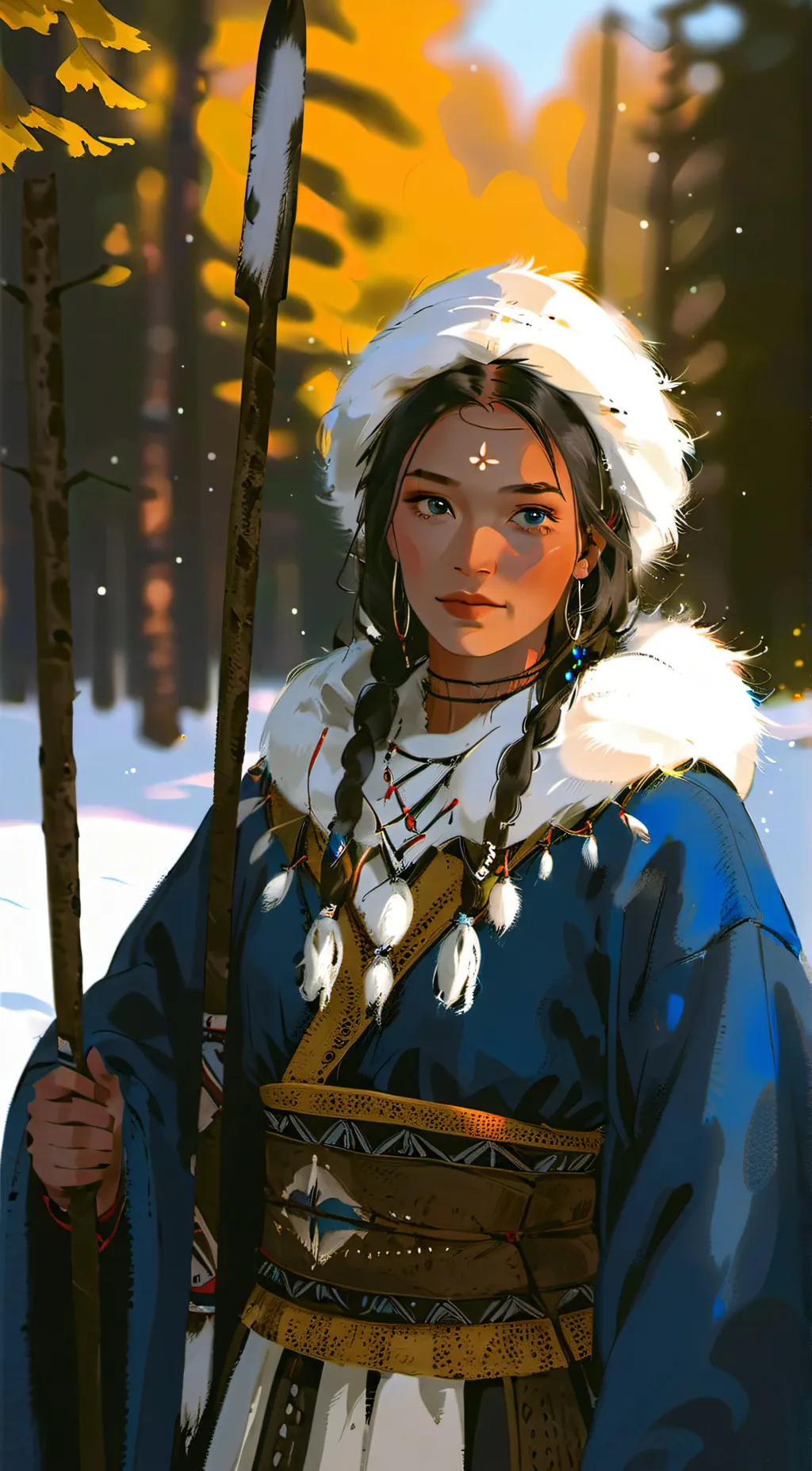 ai character: Warrior Yue background
