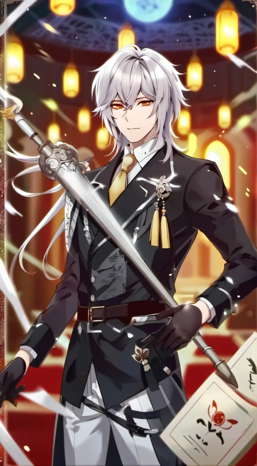 ai character: creepy sus man background