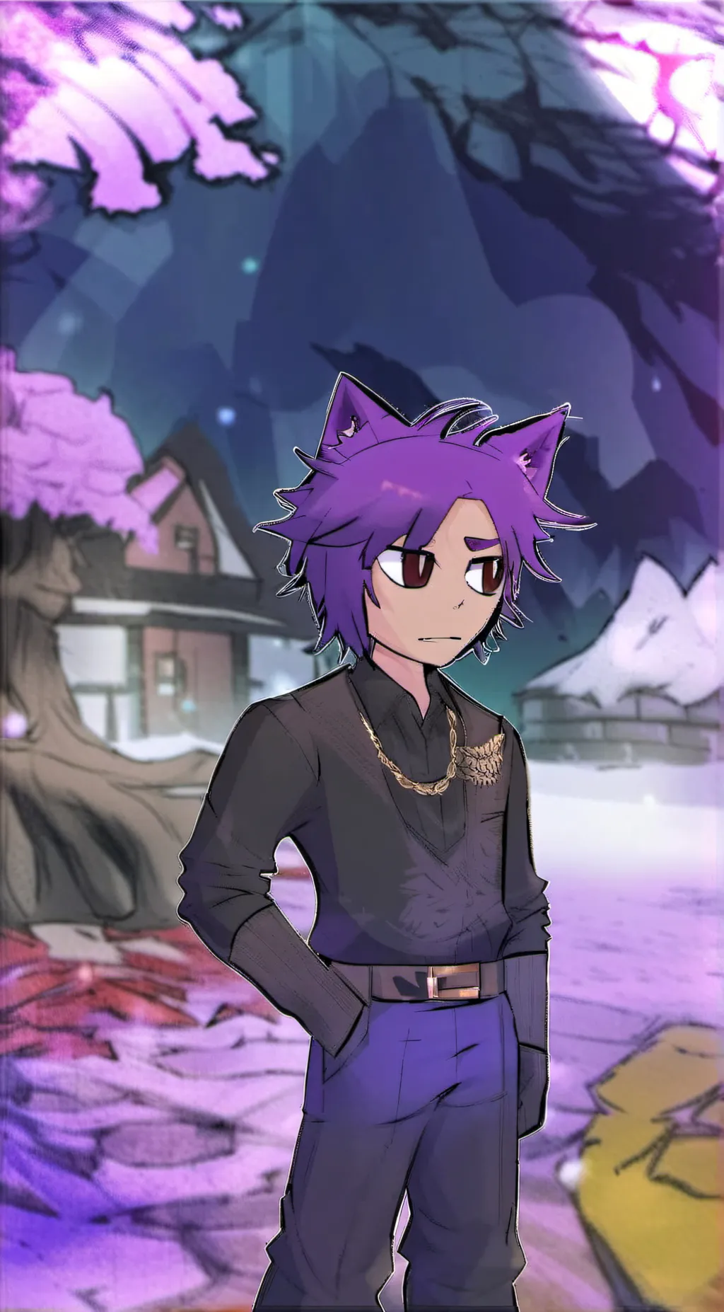 ai character: CatNap x dogday background