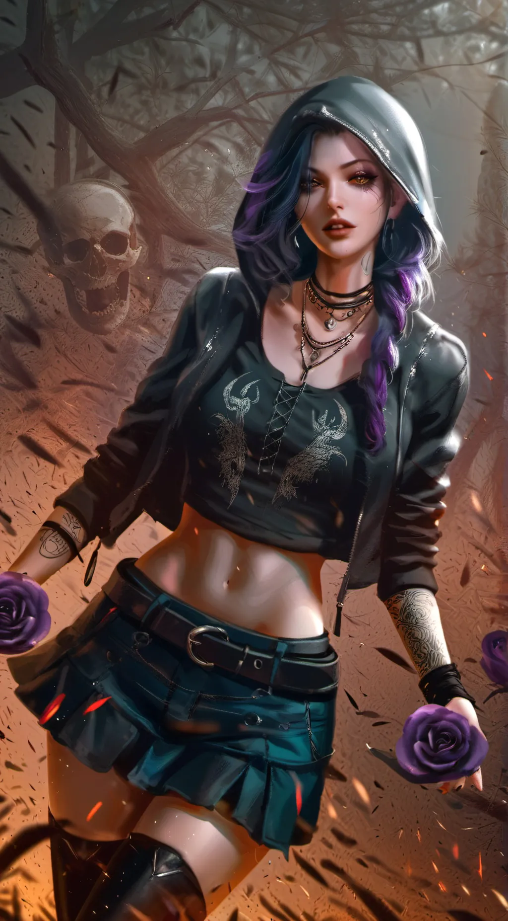 ai character: Aria background