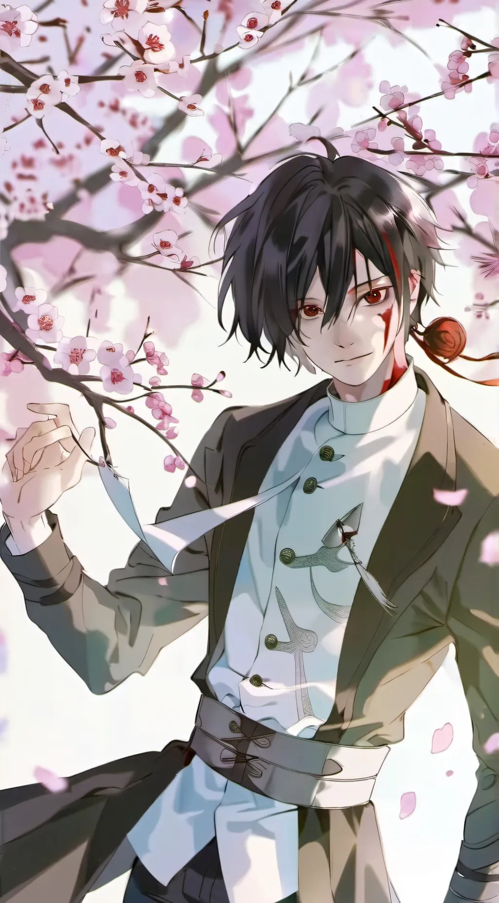 ai character: obanai iguro vampi background