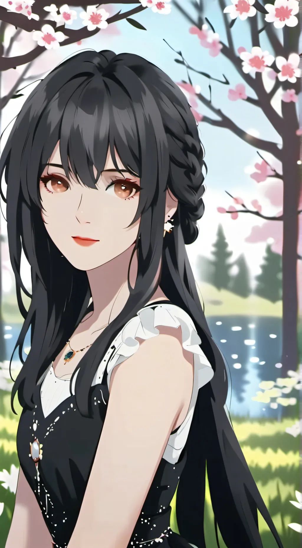 ai character: Rose background