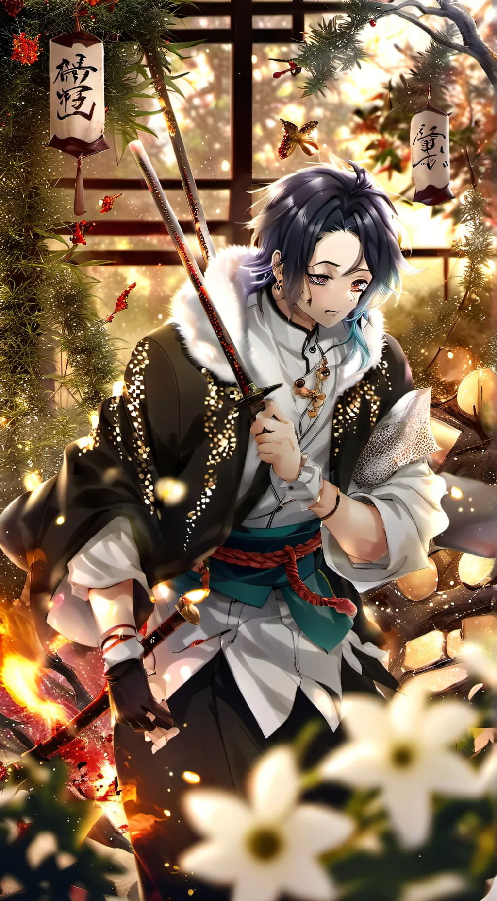 ai character: The hashira  background