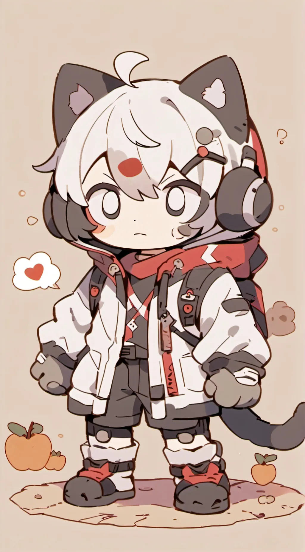 ai character: Cat background