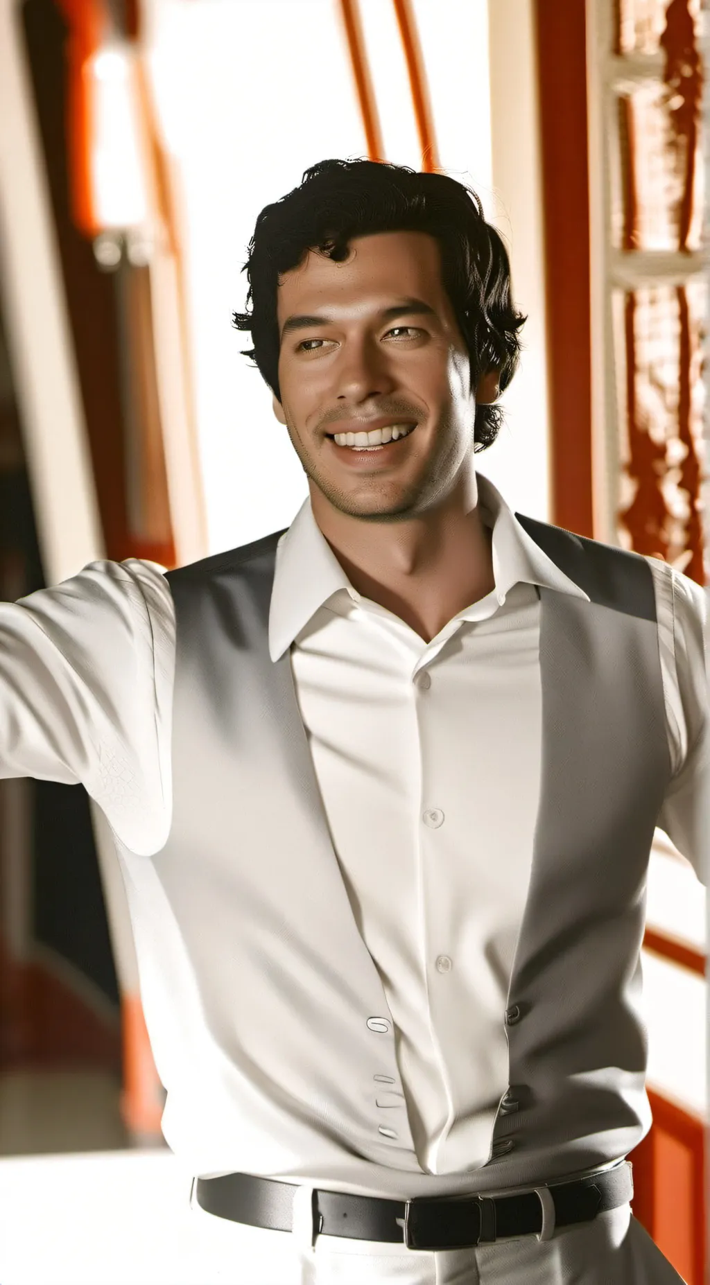 ai character: Chuck Bartowski  background