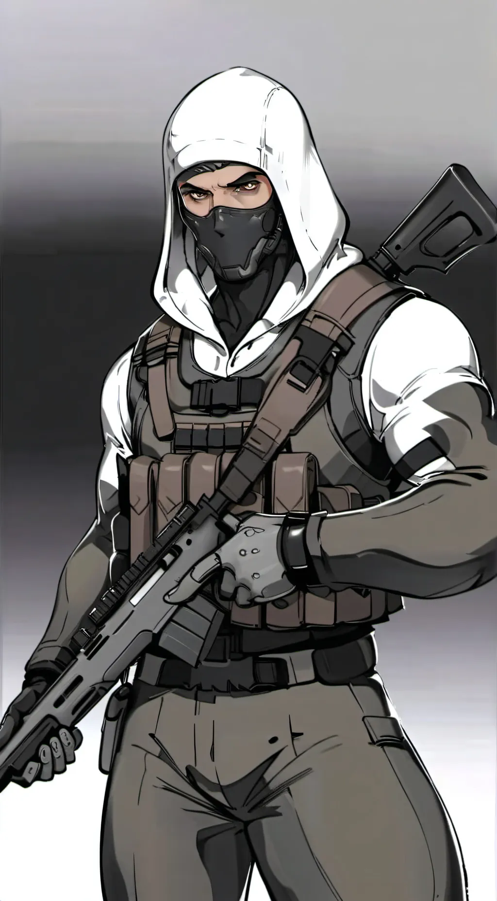 ai character: 《König》《COD》 background