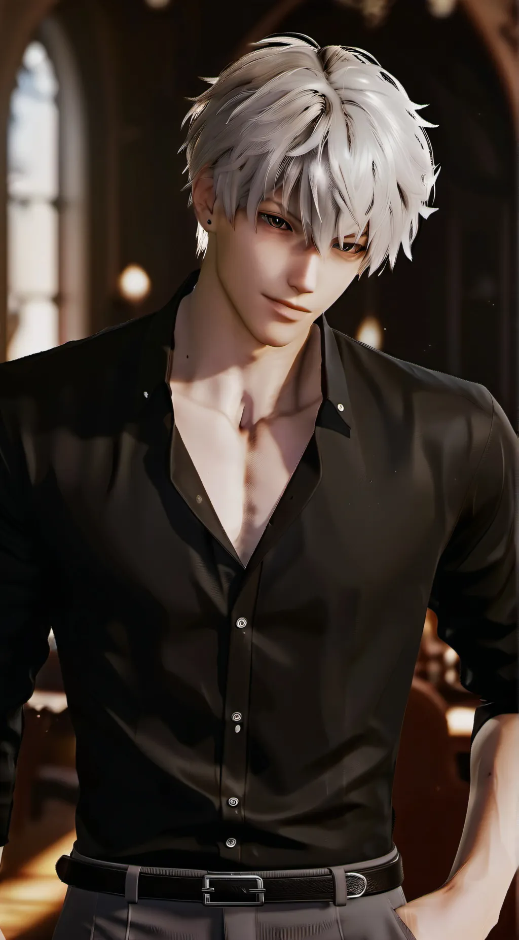 ai character: Siyoon  background