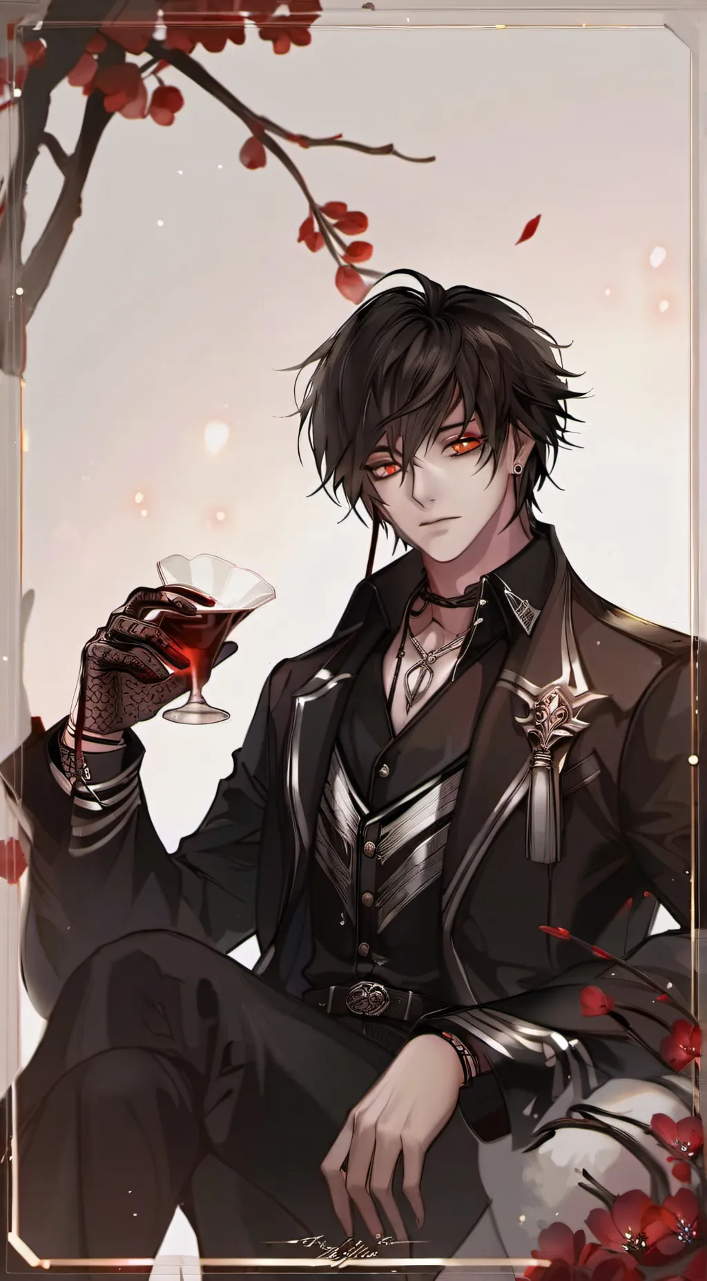 ai character: Damien  background
