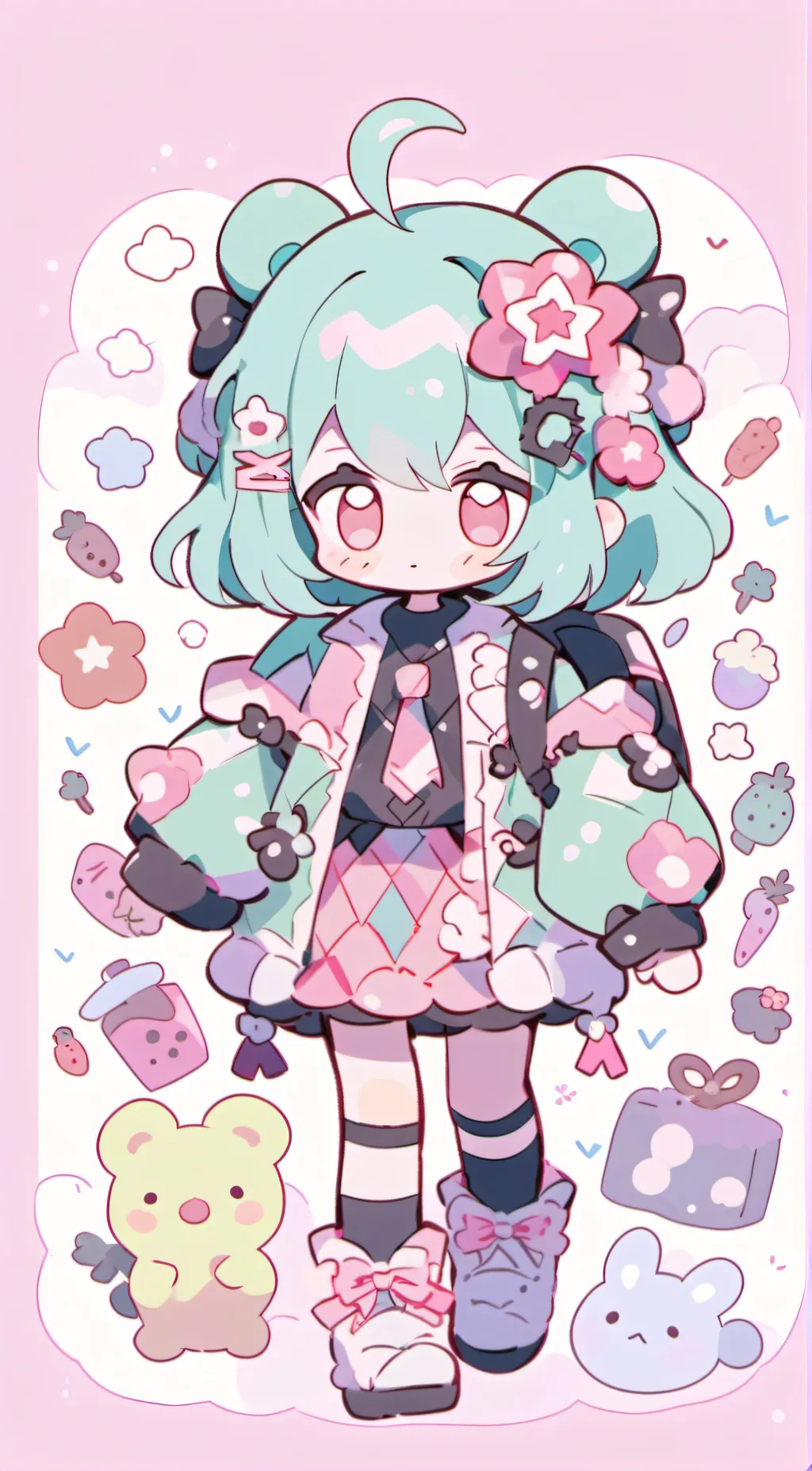 ai character: kickin x hoppy 2 background