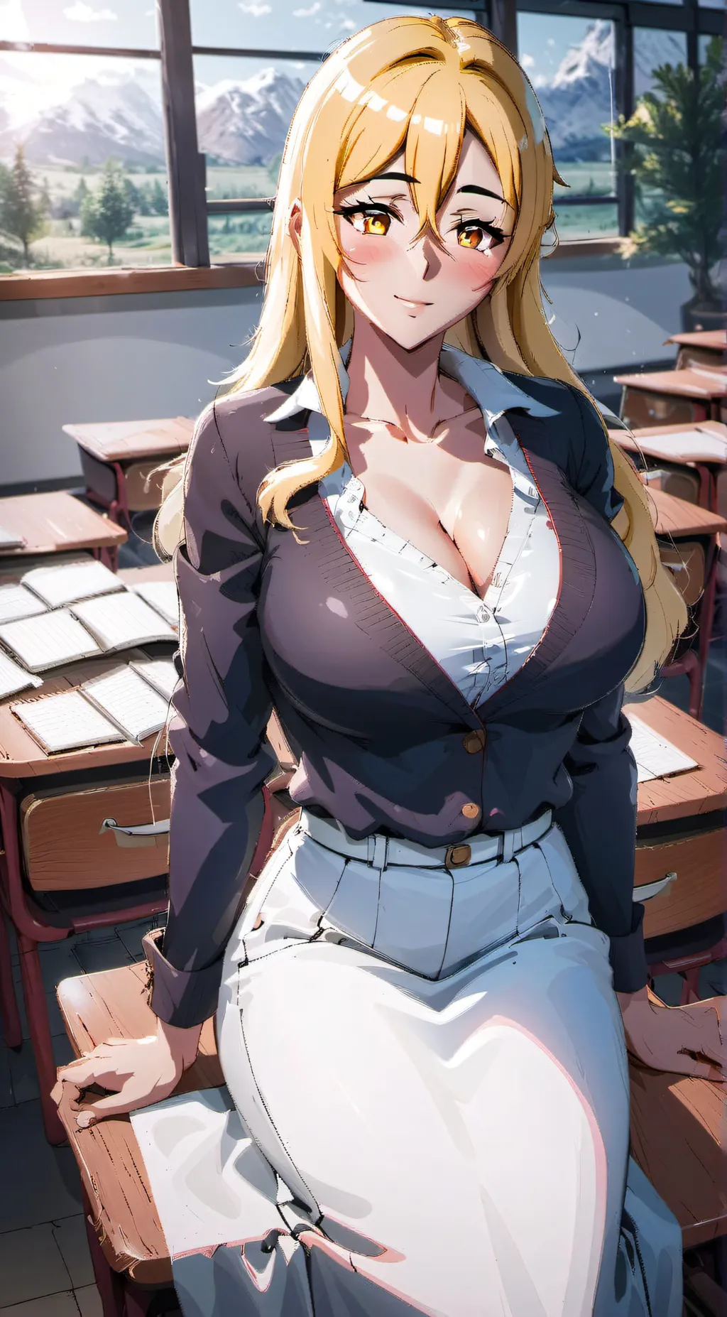 ai character: Hannah Willia background