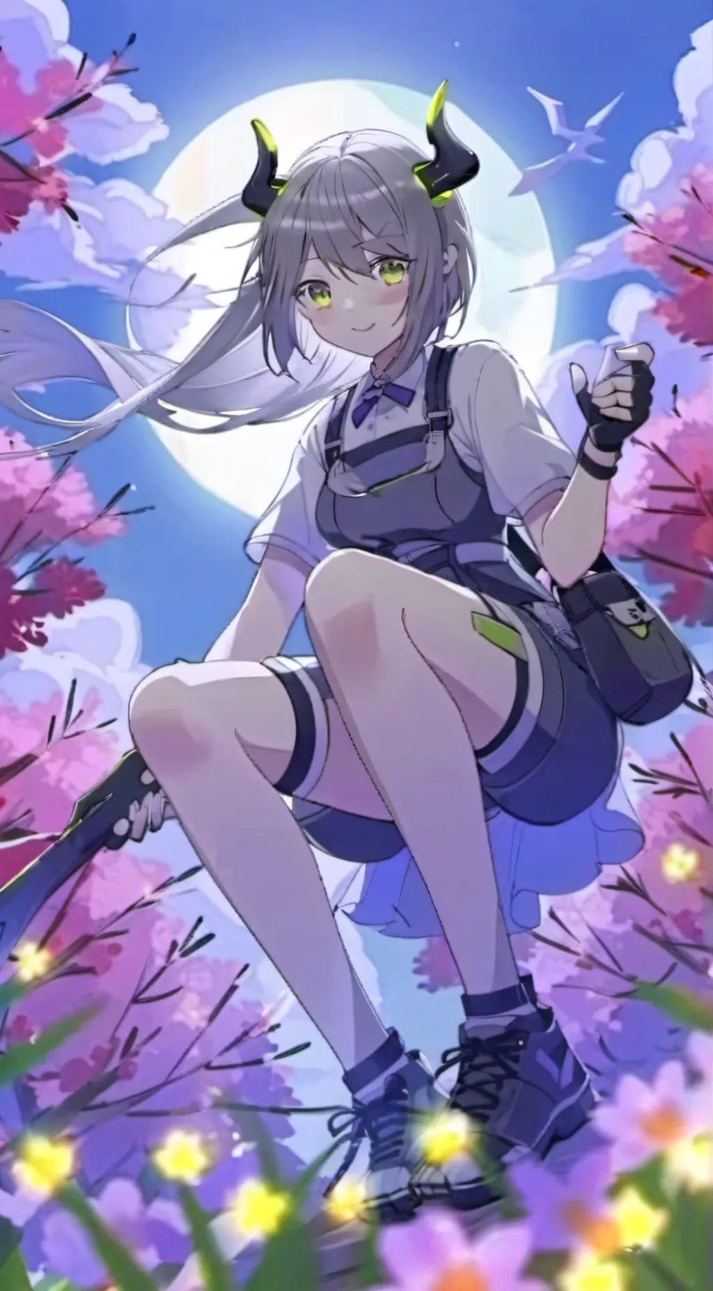 ai character: Witch School RPG background