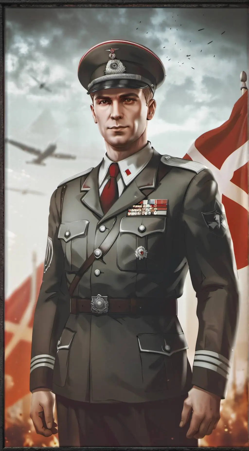 ai character: General Maxi background