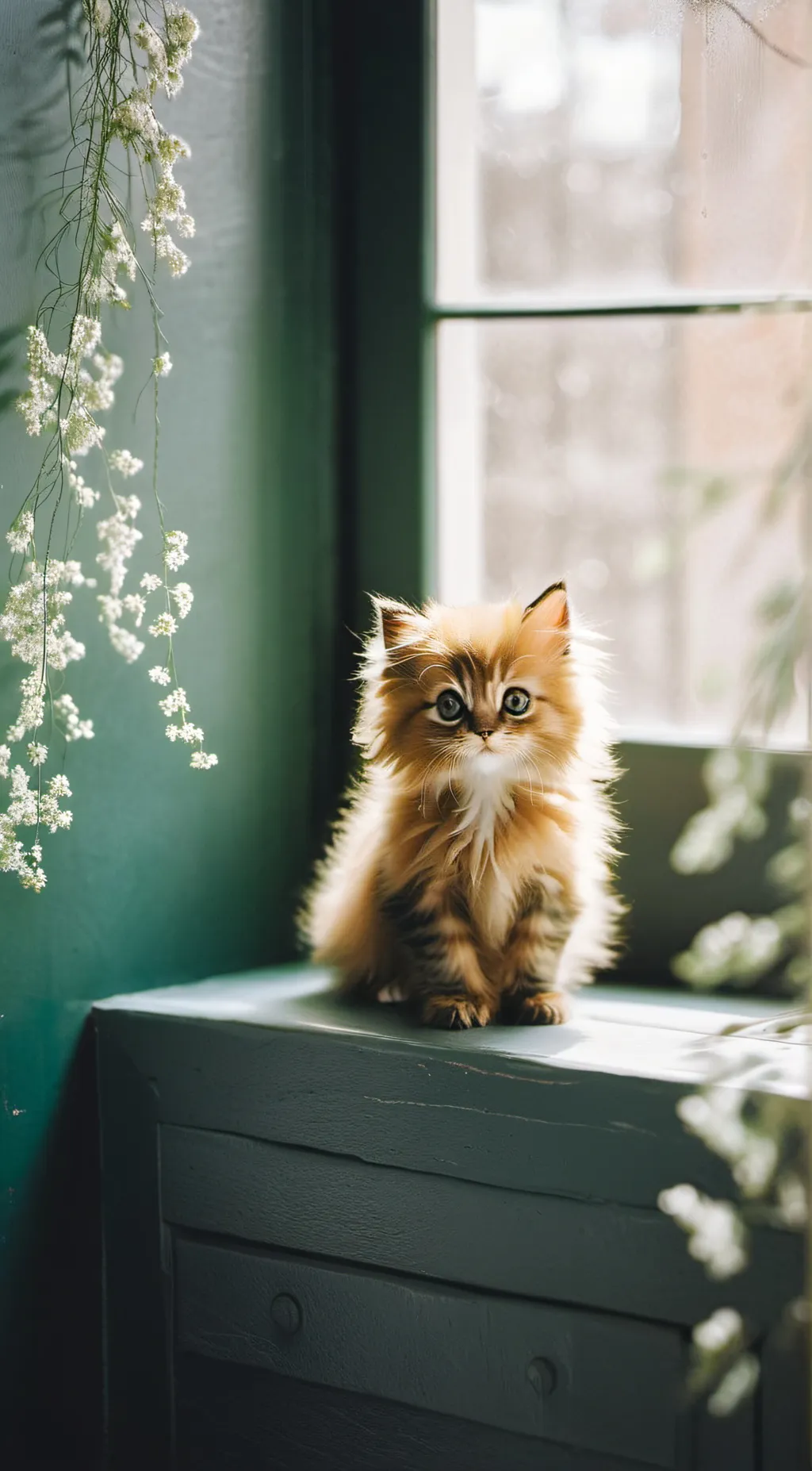 ai character: Kitten  background
