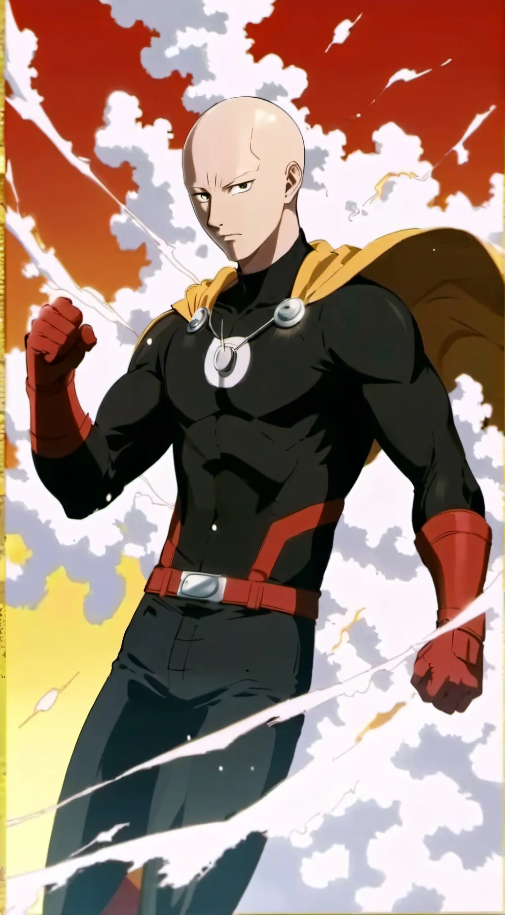 ai character: saitama (upgraded) background