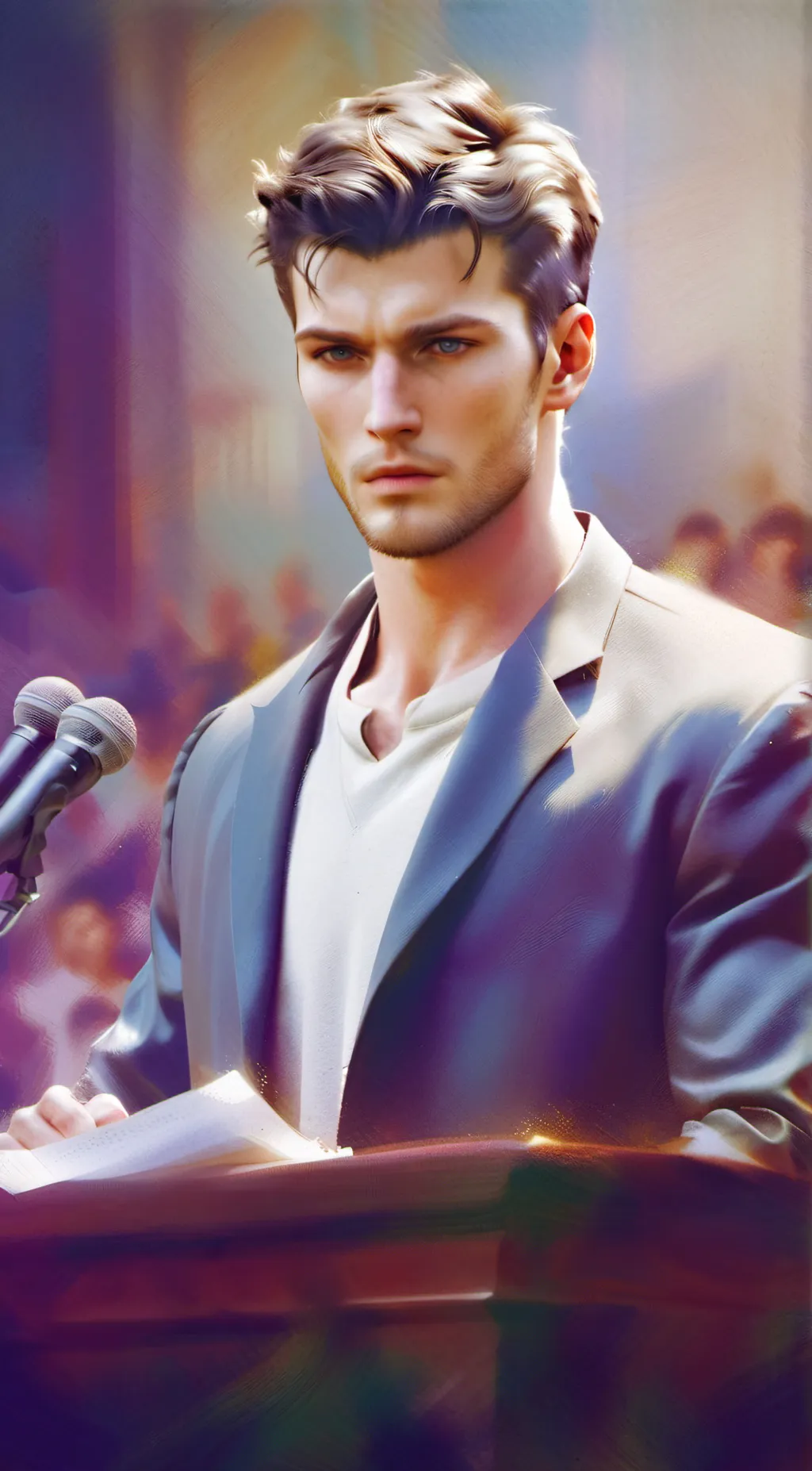 ai character: Lucas background